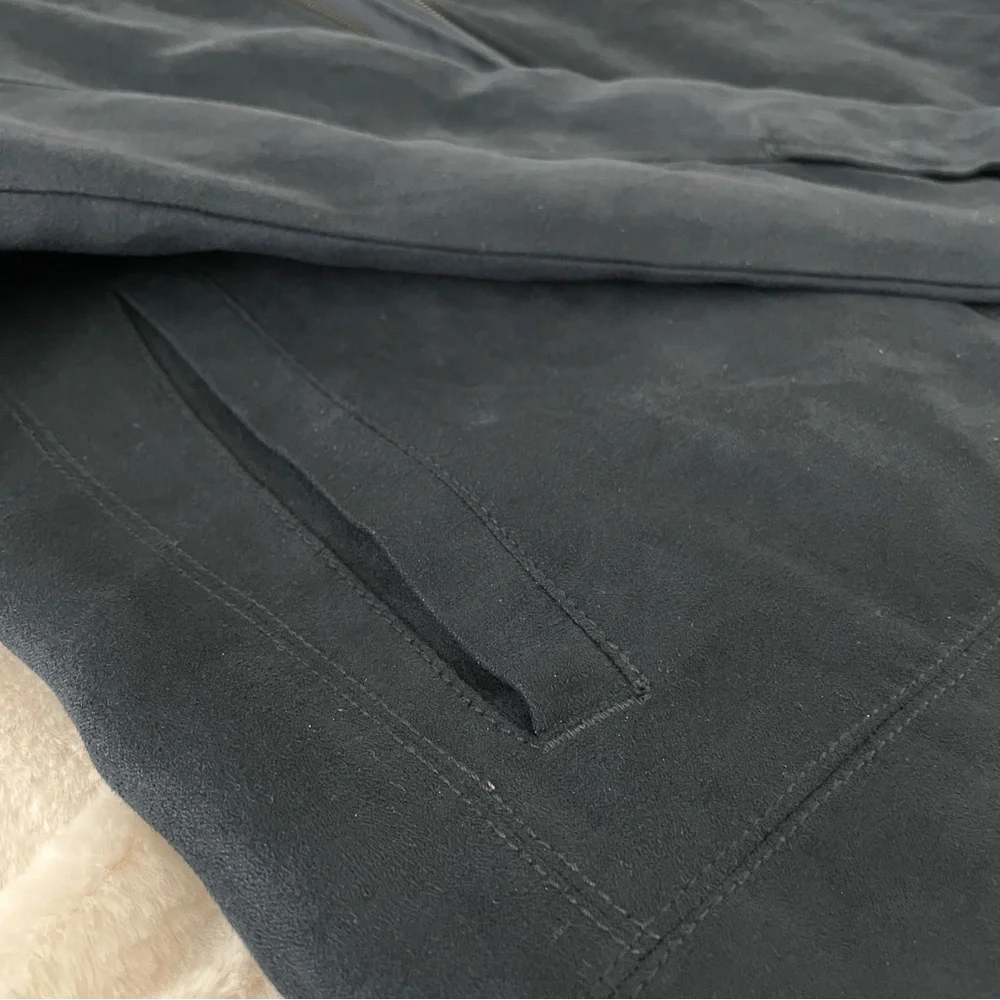 Banana Republic Navy Suede Jacket (Men’s Size M) - Picture 3 of 6